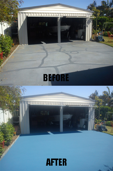 Driveway and footpath resurfacing brisbane, caboolture, beachmere and bribie island