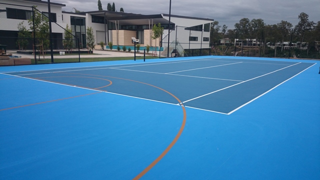 Tennis Court Applicator. Tennis Court Painting and Resurfacing Brisbane