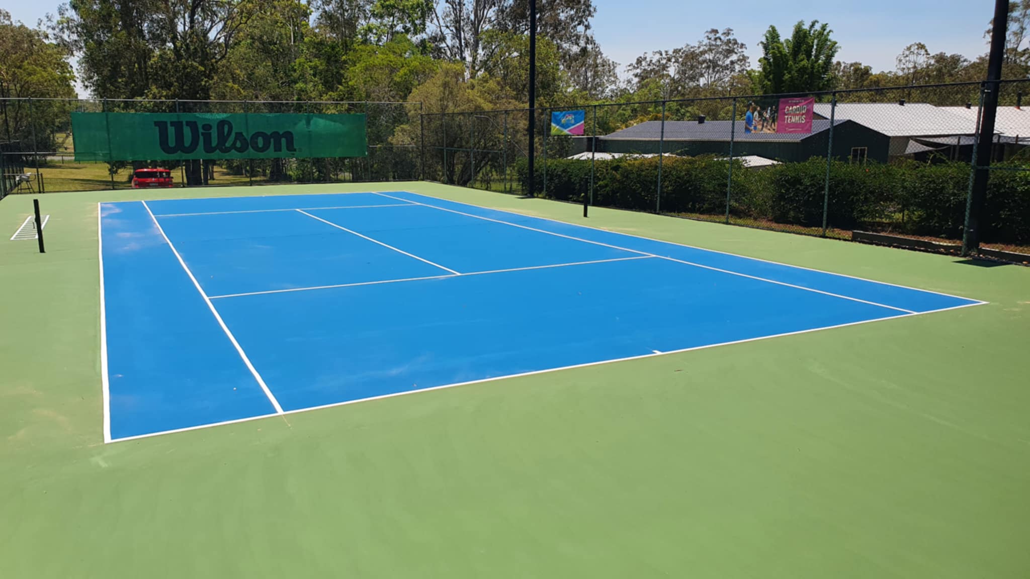 Tennis court painting / tennis court resurfacing