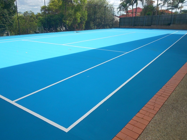 Tennis Court Applicator. Tennis Court Painting and Resurfacing Brisbane