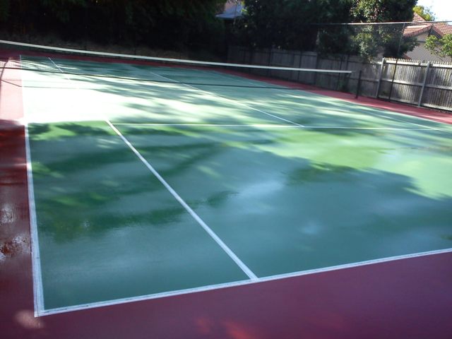 Tennis Court Applicator. Tennis Court Painting and Resurfacing Brisbane