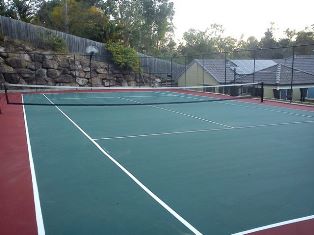 Tennis court painting / tennis court resurfacing