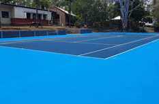 Tennis court painting / tennis court resurfacing