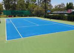 Tennis court painting / tennis court resurfacing