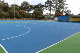 Tennis court painting / tennis court resurfacing