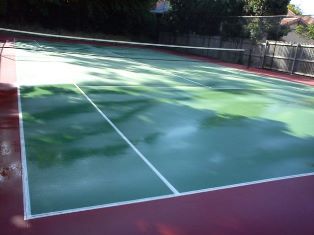 Tennis court painting / tennis court resurfacing