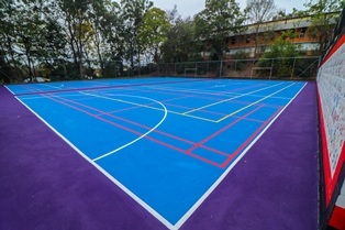 Tennis court painting / tennis court resurfacing