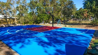 Tennis court painting / tennis court resurfacing