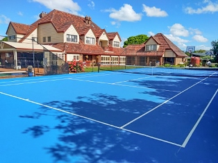 Tennis court painting / tennis court resurfacing