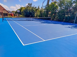 Tennis court painting / tennis court resurfacing