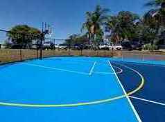 Tennis court painting / tennis court resurfacing