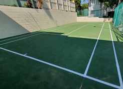 Tennis court painting / tennis court resurfacing